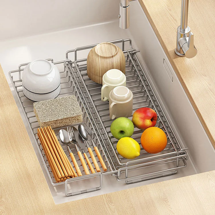Stainless Steel Dish And Spoon Draining Rack